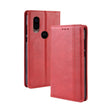 Magnetic Buckle Retro Crazy Horse Texture Horizontal Flip Leather Case for Motorola MOTO One Vision, with Holder & Card Slots & Photo Frame(Red) - Motorola Cases by PMC TechLife | Online Shopping South Africa | PMC TechLife | Buy Now Pay Later Mobicred