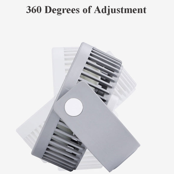 Small Bean Desktop Desktop Double Leaf Usb Mini Fan(Green)