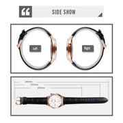 SKMEI 1581 Creative Fashion Men Watch Simple Casual Outdoor Sports Water-resistant Two-Pin Quartz Watch(Gold Coffee)