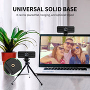 Gsou T16s 1080P HD Webcam with Cover Built-in Microphone for Online Classes Broadcast Conference Video