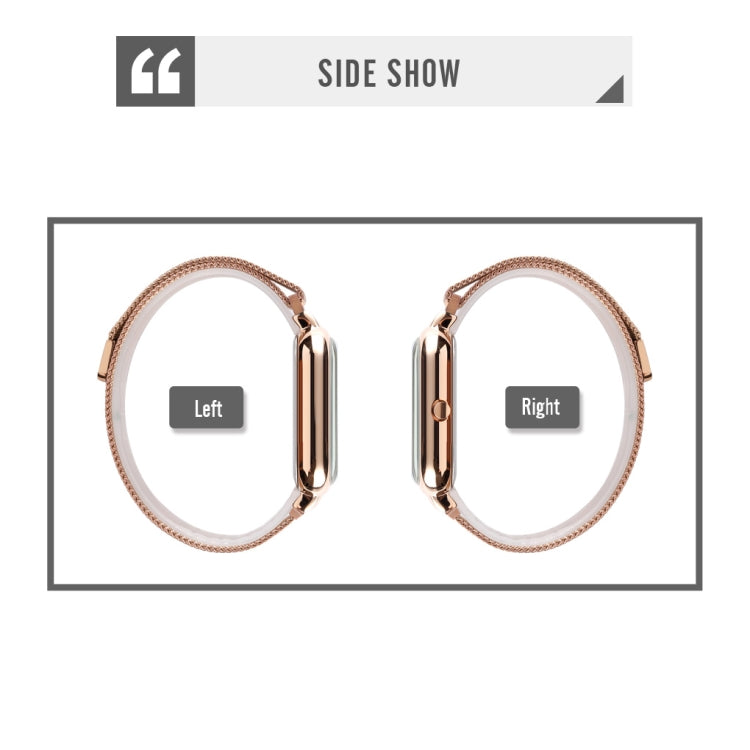 SKMEI 9207 Fashion Creative Simple Watch Men Magnetic Buckle Mesh Belt Steel Belt Couple Quartz Watch(Silver White) - free shipping - PMC TechLife - Order now!