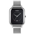 SKMEI 9207 Fashion Creative Simple Watch Men Magnetic Buckle Mesh Belt Steel Belt Couple Quartz Watch(Silver Black) - free shipping - PMC TechLife - Order now!
