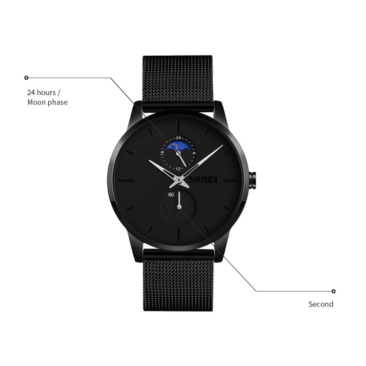 Skmei 9208 Men Quartz Watch Casual Simple Business Sports Watch for Men(Green)