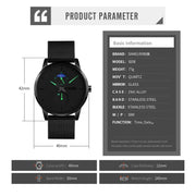 Skmei 9208 Men Quartz Watch Casual Simple Business Sports Watch for Men(Green)