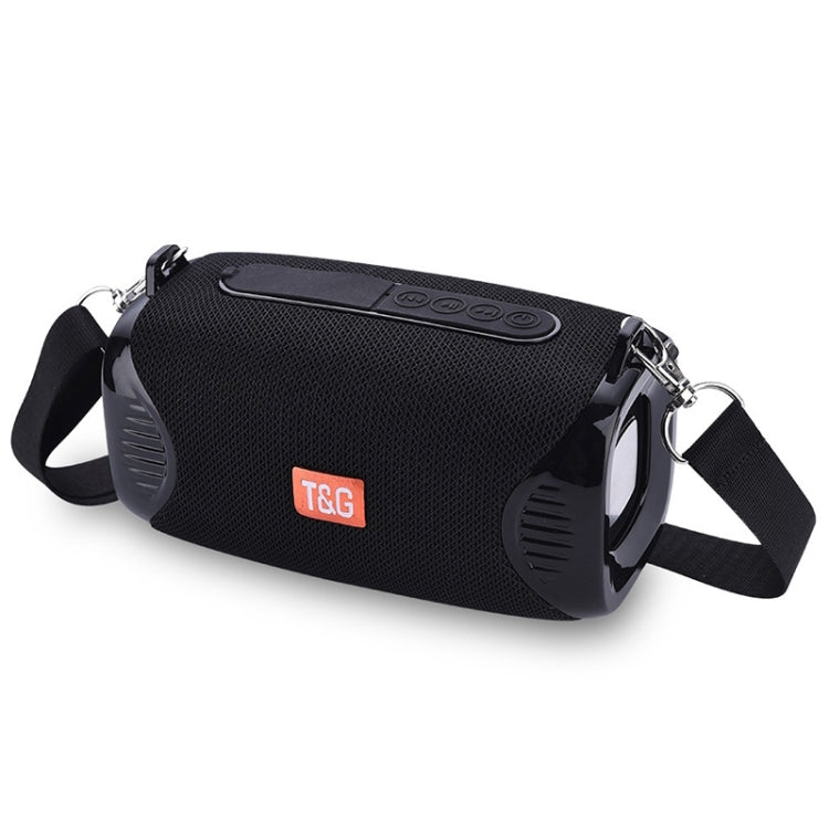 T&G TG532 10W Wireless Bluetooth Speaker Waterproof Portable Outdoor Mini Column Box Loudspeaker with FM Radio(Black) - Desktop Speaker by T&G | Online Shopping South Africa | PMC TechLife | Buy Now Pay Later Mobicred