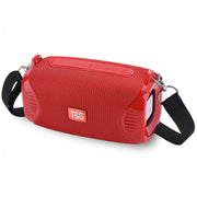 T&G TG532 10W Wireless Bluetooth Speaker Water-resistant Portable Outdoor Mini Column Box Loudspeaker with FM Radio(Red)