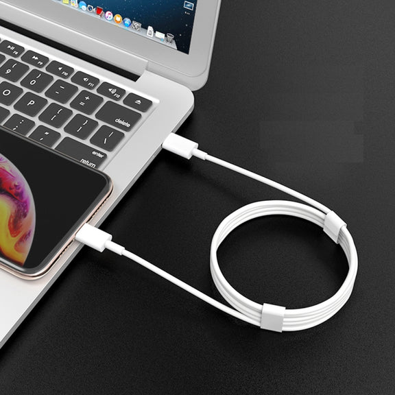 XJ-58 PD 18W USB-C / Type-C to 8 Pin Flash Charging Data Cable, Cable Length: 1m