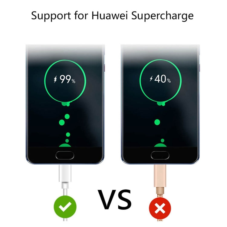 5A USB to USB-C / Type-C Flash Charging Data Cable, Cable Length: 1m