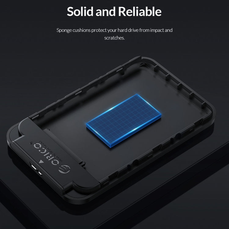 ORICO 2520U3 2.5-Inch Portable Hard Drive Enclosure(Black)