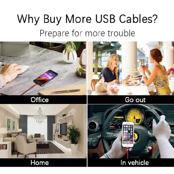 2 in 1 USB to 8 Pin + Micro USB Magnetic Metal Interface Nylon Braided Charging Cable, Length: 1m(Silvery)