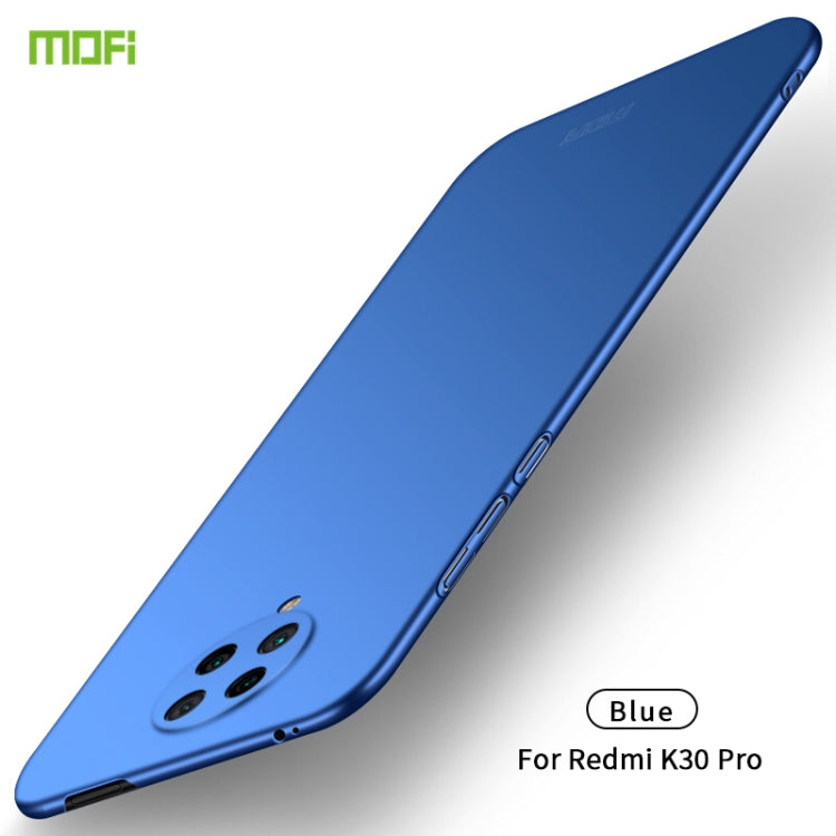 For Xiaomi Redmi K30 Pro MOFI Frosted PC Ultra-thin Hard Case(Blue) - Xiaomi Cases by MOFI | Online Shopping South Africa | PMC TechLife