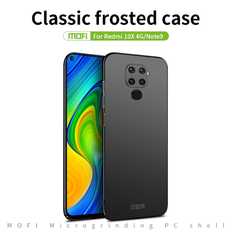 For Xiaomi Redmi 10X 4G MOFI Frosted PC Ultra-thin Hard Case(Blue)