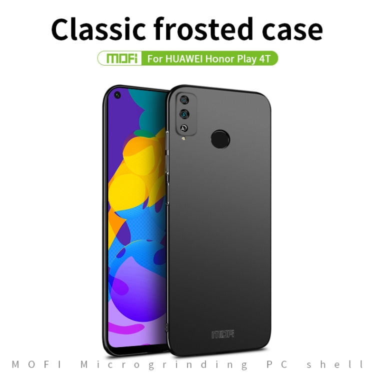 For Huawei Honor Play 4T MOFI Frosted PC Ultra-thin Hard Case(Red)