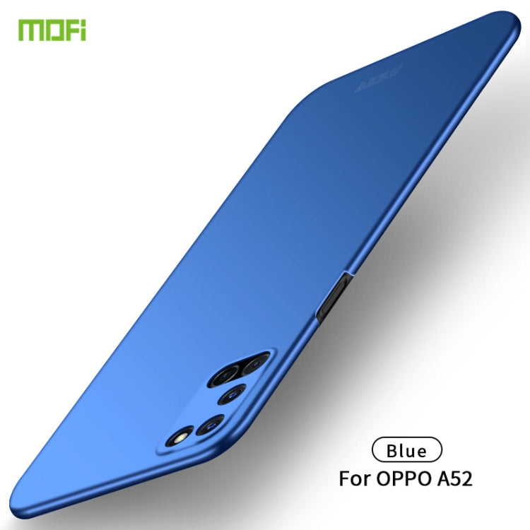 For OPPO A52 MOFI Frosted PC Ultra-thin Hard Case(Blue) - OPPO Cases by MOFI | Online Shopping South Africa | PMC TechLife | Buy Now Pay Later Mobicred