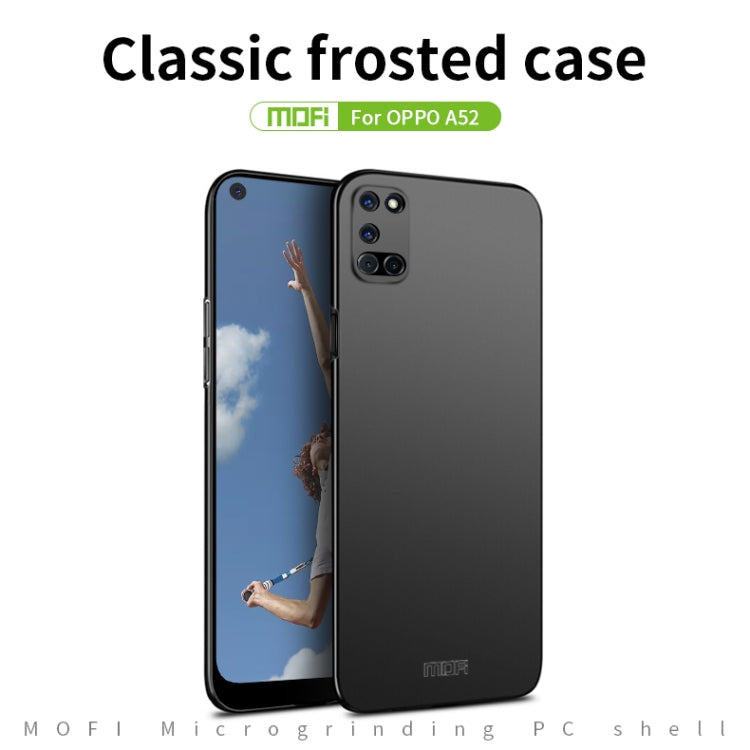 For OPPO A52 MOFI Frosted PC Ultra-thin Hard Case(Blue) - OPPO Cases by MOFI | Online Shopping South Africa | PMC TechLife | Buy Now Pay Later Mobicred