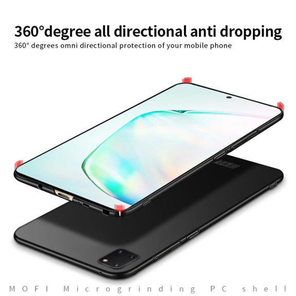 For Samsung Galaxy A81/Note10Lite MOFI Frosted PC Ultra-thin Hard C(Rose gold)