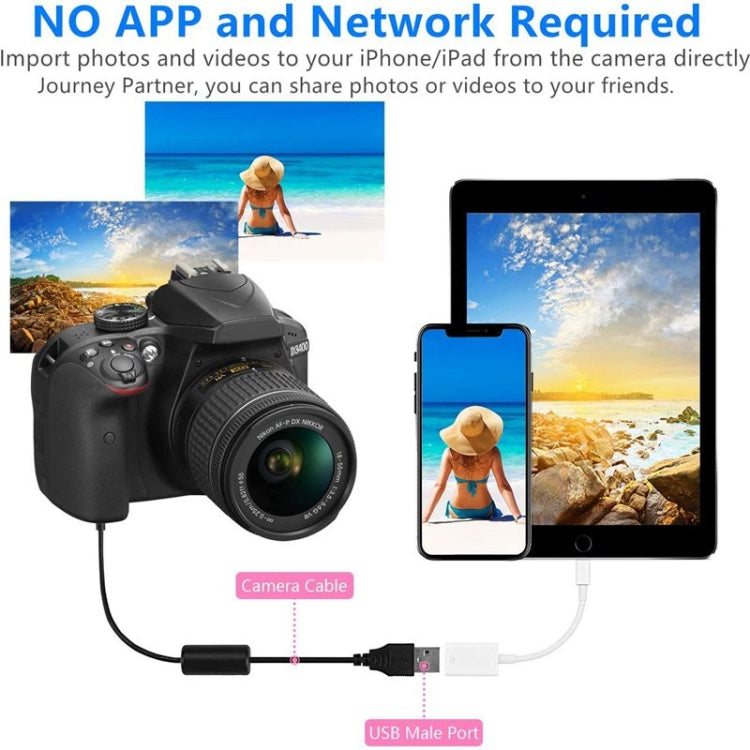 FA-STAR ZS-KL21826 8 Pin to USB 3.0 OTG Adapter, Supports IOS 13 and Above - Converter & Adapter by PMC Jewellery | Online Shopping South Africa | PMC Jewellery | Buy Now Pay Later Mobicred