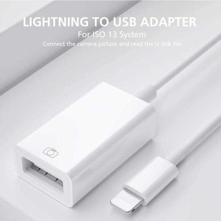 FA-STAR ZS-KL21826 8 Pin to USB 3.0 OTG Adapter, Supports IOS 13 and Above - Converter & Adapter by PMC Jewellery | Online Shopping South Africa | PMC Jewellery | Buy Now Pay Later Mobicred