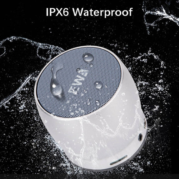EWA A150 Portable Mini Bluetooth Speaker Wireless Hifi Stereo Strong Bass Music Boom Box Metal Subwoofer, Support Micro SD Card & 3.5mm AUX(Black Gray)