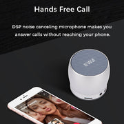 EWA A150 Portable Mini Bluetooth Speaker Wireless Hifi Stereo Strong Bass Music Boom Box Metal Subwoofer, Support Micro SD Card & 3.5mm AUX(Rose Gold)