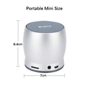 EWA A150 Portable Mini Bluetooth Speaker Wireless Hifi Stereo Strong Bass Music Boom Box Metal Subwoofer, Support Micro SD Card & 3.5mm AUX(Rose Gold)