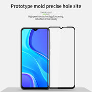 For Xiaomi RedMi 9 MOFI 9H 2.5D Full Screen Tempered Glass Film(Black)