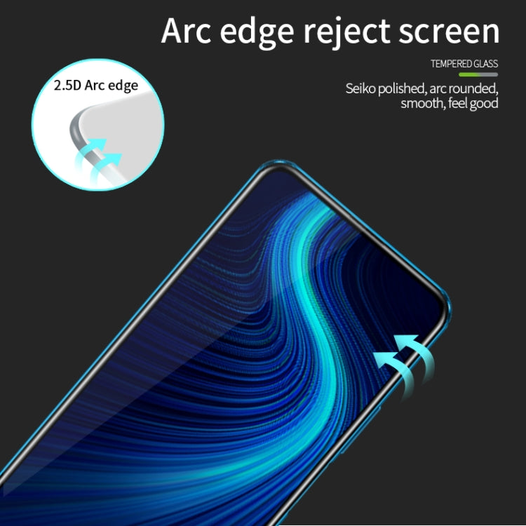 For Huawei Honor X10 MOFI 9H 2.5D Full Screen Tempered Glass Film(Black) - free shipping - PMC TechLife - Order now!