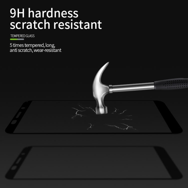 For Huawei Y5P/Y5 Prime MOFI 9H 2.5D Full Screen Tempered Glass Film(Black) - free shipping - PMC TechLife - Order now!