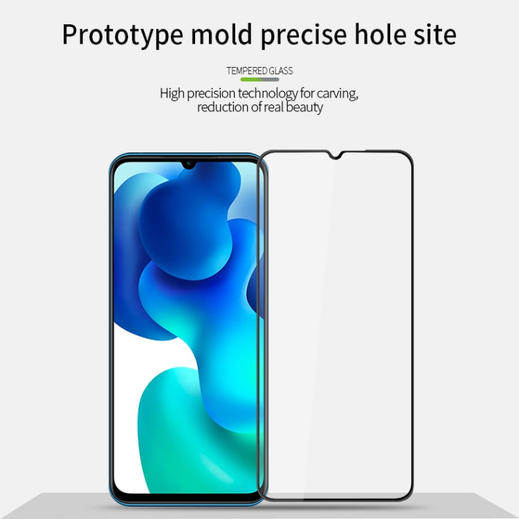 For Xiaomi Mi 10 Lite MOFI 9H 3D Explosion-proof Curved Screen Tempered Glass Film(Black) -  by MOFI | Online Shopping South Africa | PMC TechLife