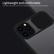 For iPhone 11 Pro MOFI Xing Dun Series Translucent Frosted PC + TPU Privacy Anti-glare Shockproof All-inclusive Protective Case(Red)