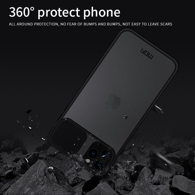 For iPhone 11 Pro MOFI Xing Dun Series Translucent Frosted PC + TPU Privacy Anti-glare Shockproof All-inclusive Protective Case(Red)