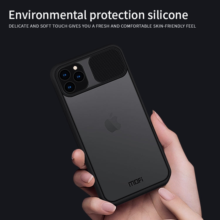 For iPhone 11 Pro Max MOFI Xing Dun Series Translucent Frosted PC + TPU Privacy Anti-glare Shockproof All-inclusive Protective Case(Green)