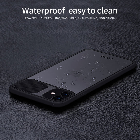 For iPhone 11  MOFI Xing Dun Series Translucent Frosted PC + TPU Privacy Anti-glare Shockproof All-inclusive Protective Case(Red)