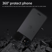 For iPhone 11  MOFI Xing Dun Series Translucent Frosted PC + TPU Privacy Anti-glare Shockproof All-inclusive Protective Case(Red)