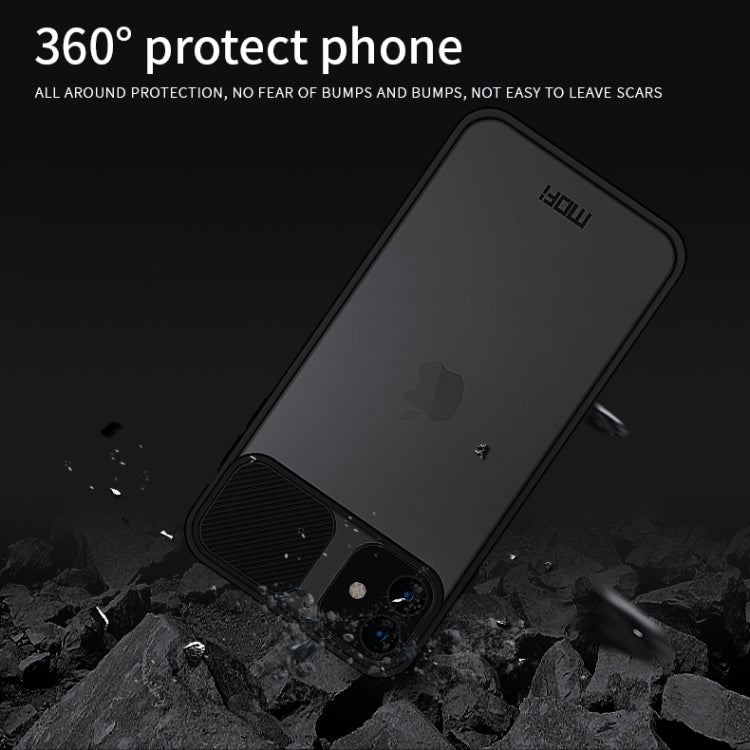 For iPhone 11  MOFI Xing Dun Series Translucent Frosted PC + TPU Privacy Anti-glare Shockproof All-inclusive Protective Case(Red)
