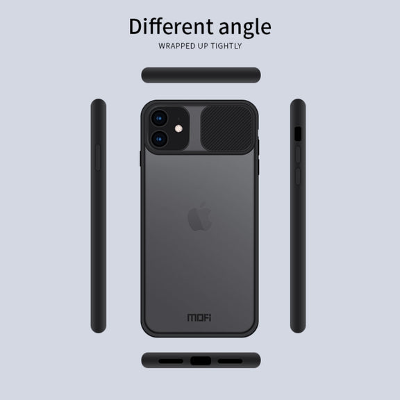 For iPhone 11  MOFI Xing Dun Series Translucent Frosted PC + TPU Privacy Anti-glare Shockproof All-inclusive Protective Case(Red)