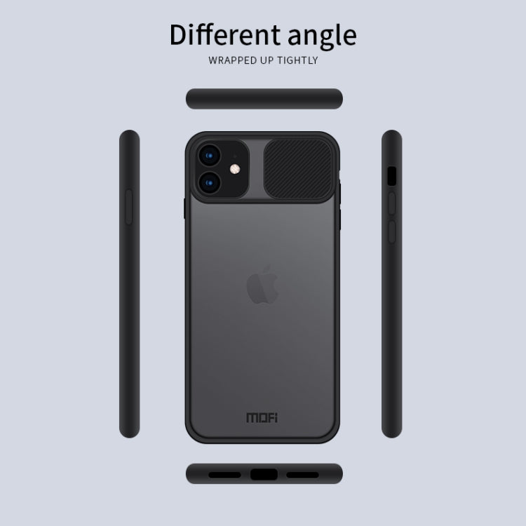 For iPhone 11  MOFI Xing Dun Series Translucent Frosted PC + TPU Privacy Anti-glare Shockproof All-inclusive Protective Case(Red)