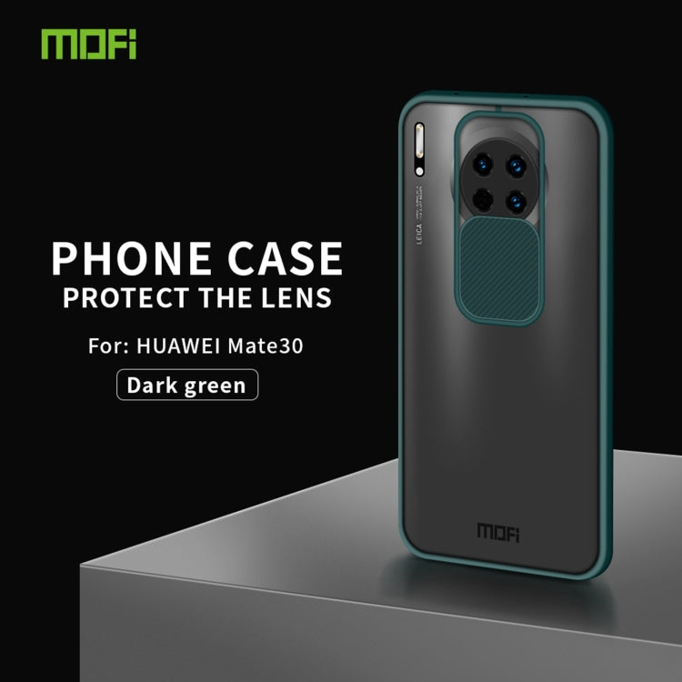 For Huawei Mate 30 MOFI Xing Dun Series PC + TPU Anti-peep Waterproof And Anti-drop All-inclusive Protective Shell, Translucent Frosted(Green) - Huawei Cases by MOFI | Online Shopping South Africa | PMC TechLife | Buy Now Pay Later Mobicred