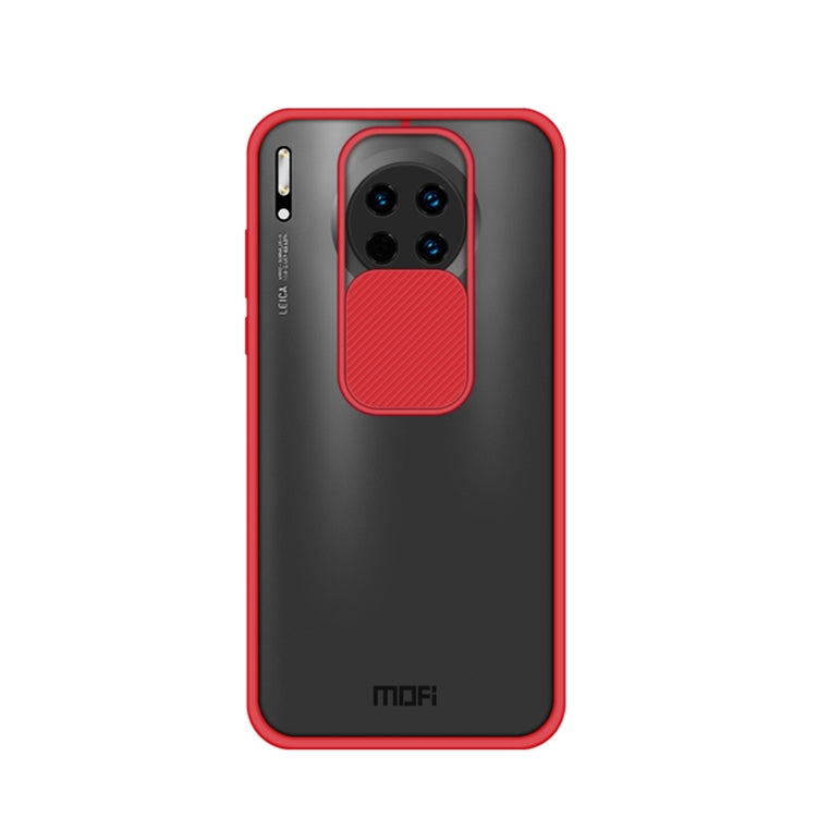 For Huawei Mate 30 MOFI Xing Dun Series PC + TPU Anti-peep Waterproof And Anti-drop All-inclusive Protective Shell, Translucent Frosted(Red) - Huawei Cases by MOFI | Online Shopping South Africa | PMC TechLife | Buy Now Pay Later Mobicred