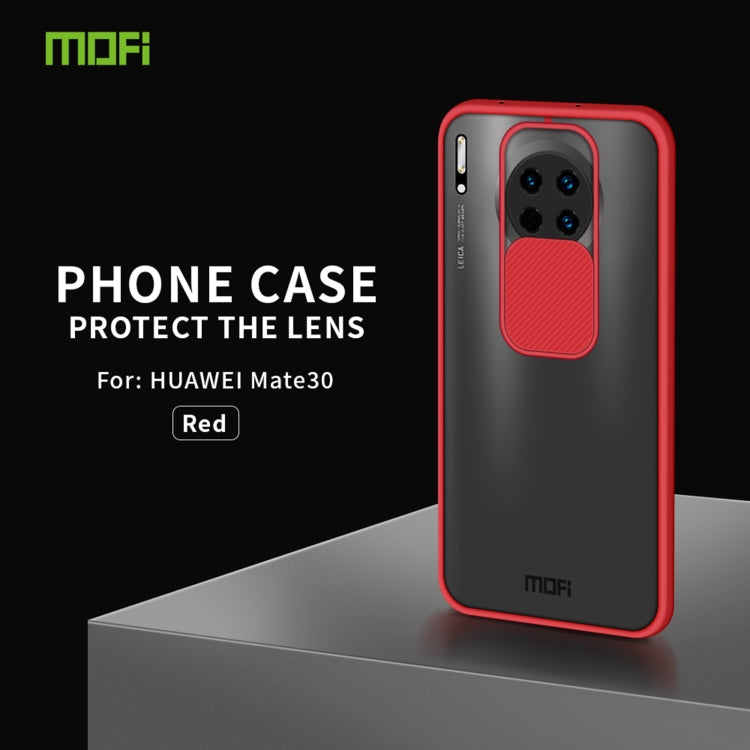 For Huawei Mate 30 MOFI Xing Dun Series PC + TPU Anti-peep Waterproof And Anti-drop All-inclusive Protective Shell, Translucent Frosted(Red) - Huawei Cases by MOFI | Online Shopping South Africa | PMC TechLife | Buy Now Pay Later Mobicred