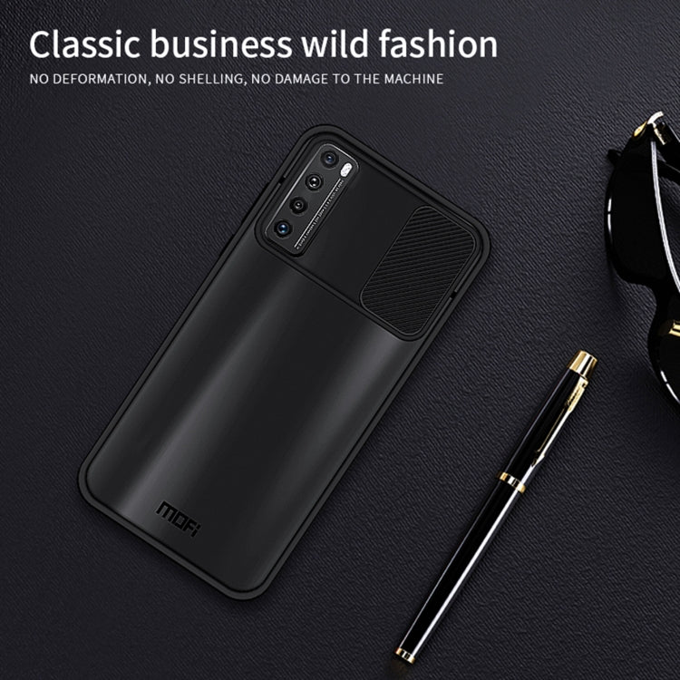 For Huawei nova 7 MOFI Xing Dun Series PC + TPU Anti-peep Waterproof And Anti-drop All-inclusive Protective Shell, Translucent Frosted(Green) - Huawei Cases by MOFI | Online Shopping South Africa | PMC TechLife