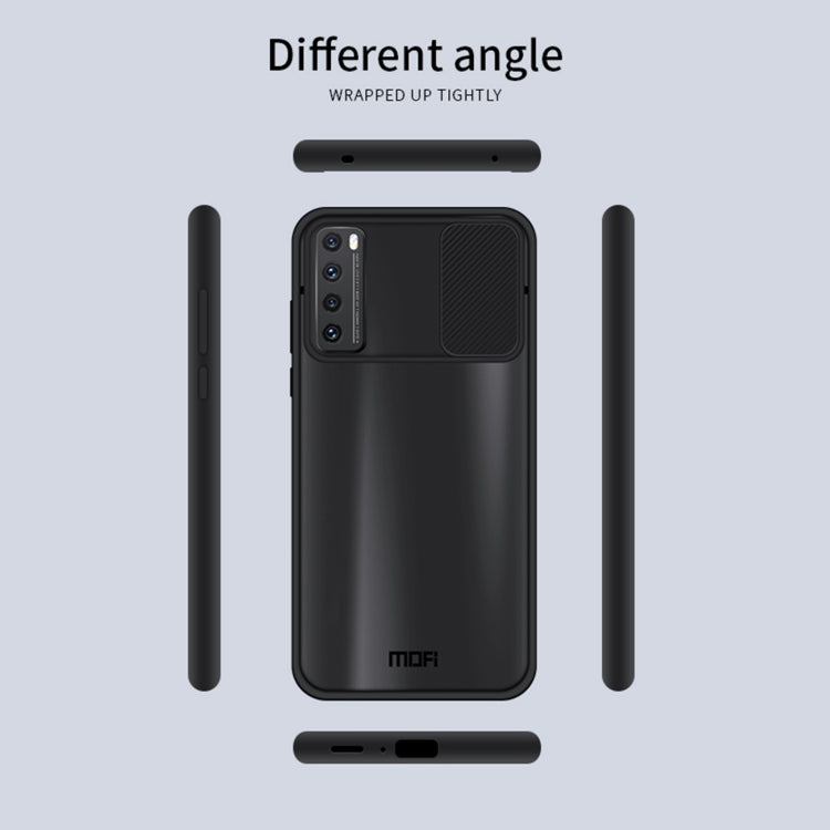 For Huawei nova 7 MOFI Xing Dun Series PC + TPU Anti-peep Waterproof And Anti-drop All-inclusive Protective Shell, Translucent Frosted(Red) - Huawei Cases by MOFI | Online Shopping South Africa | PMC TechLife | Buy Now Pay Later Mobicred