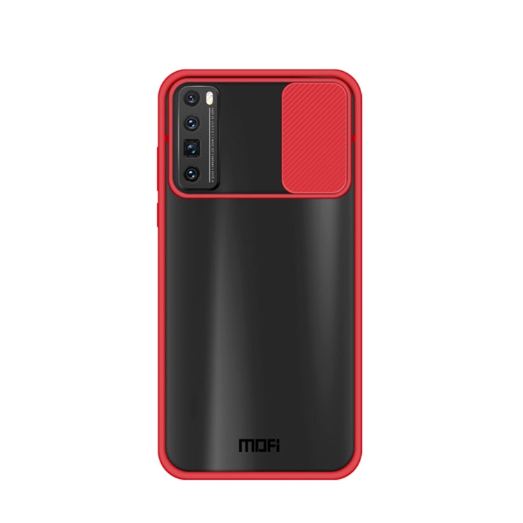 For Huawei nova 7 Pro MOFI Xing Dun Series PC + TPU Anti-peep Waterproof And Anti-drop All-inclusive Protective Shell, Translucent Frosted(Red) - free shipping - PMC TechLife - Order now!