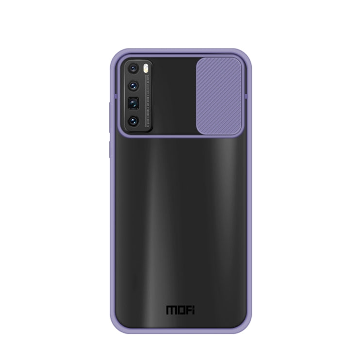 For Huawei nova 7 Pro MOFI Xing Dun Series PC + TPU Anti-peep Waterproof And Anti-drop All-inclusive Protective Shell, Translucent Frosted(Purple) - free shipping - PMC TechLife - Order now!