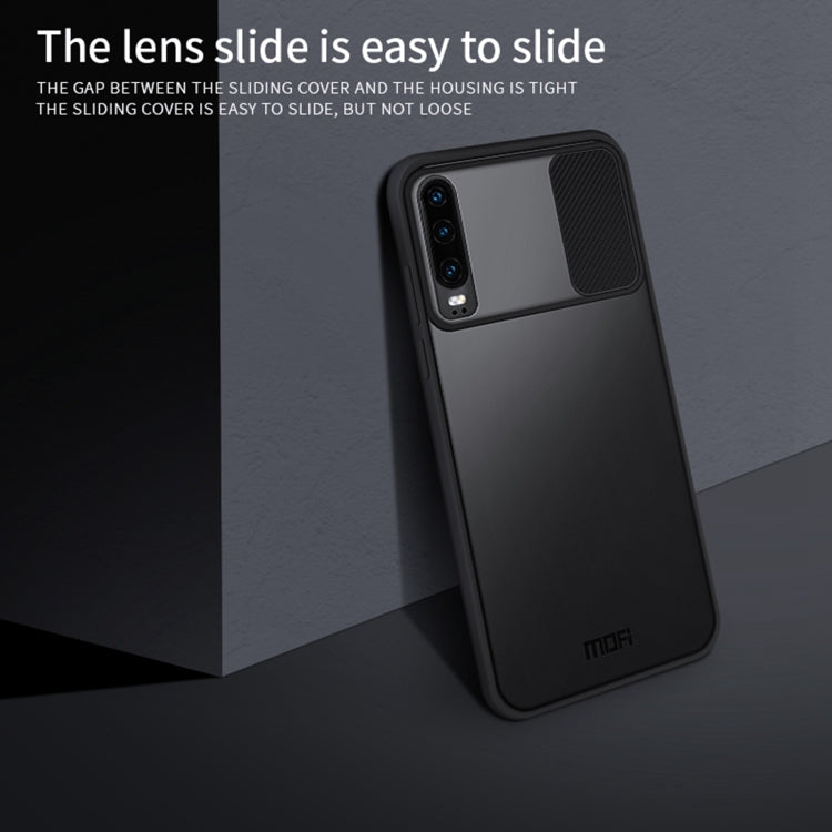 For Huawei P30 MOFI Xing Dun Series PC + TPU Anti-peep Waterproof And Anti-drop All-inclusive Protective Shell, Translucent Frosted(Red) - Huawei Cases by MOFI | Online Shopping South Africa | PMC TechLife | Buy Now Pay Later Mobicred