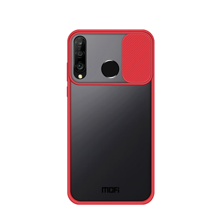 For Huawei P30 lite MOFI Xing Dun Series PC + TPU Anti-peep Waterproof And Anti-drop All-inclusive Protective Shell, Translucent Frosted(Red) - free shipping - PMC TechLife - Order now!