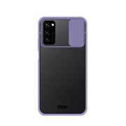 For Huawei HonorV30 MOFI Xing Dun Series PC + TPU Anti-peep Water-resistant And Anti-drop All-inclusive Protective Shell, Translucent Frosted(Purple)