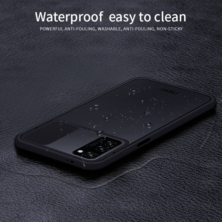 For Huawei HonorV30 MOFI Xing Dun Series PC + TPU Anti-peep Waterproof And Anti-drop All-inclusive Protective Shell, Translucent Frosted(Purple) - free shipping - PMC TechLife - Order now!