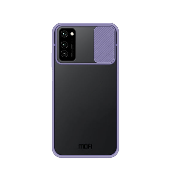 For Huawei HonorV30 MOFI Xing Dun Series PC + TPU Anti-peep Water-resistant And Anti-drop All-inclusive Protective Shell, Translucent Frosted(Purple)