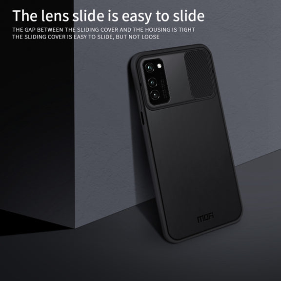For Huawei HonorV30 MOFI Xing Dun Series PC + TPU Anti-peep Water-resistant And Anti-drop All-inclusive Protective Shell, Translucent Frosted(Purple)